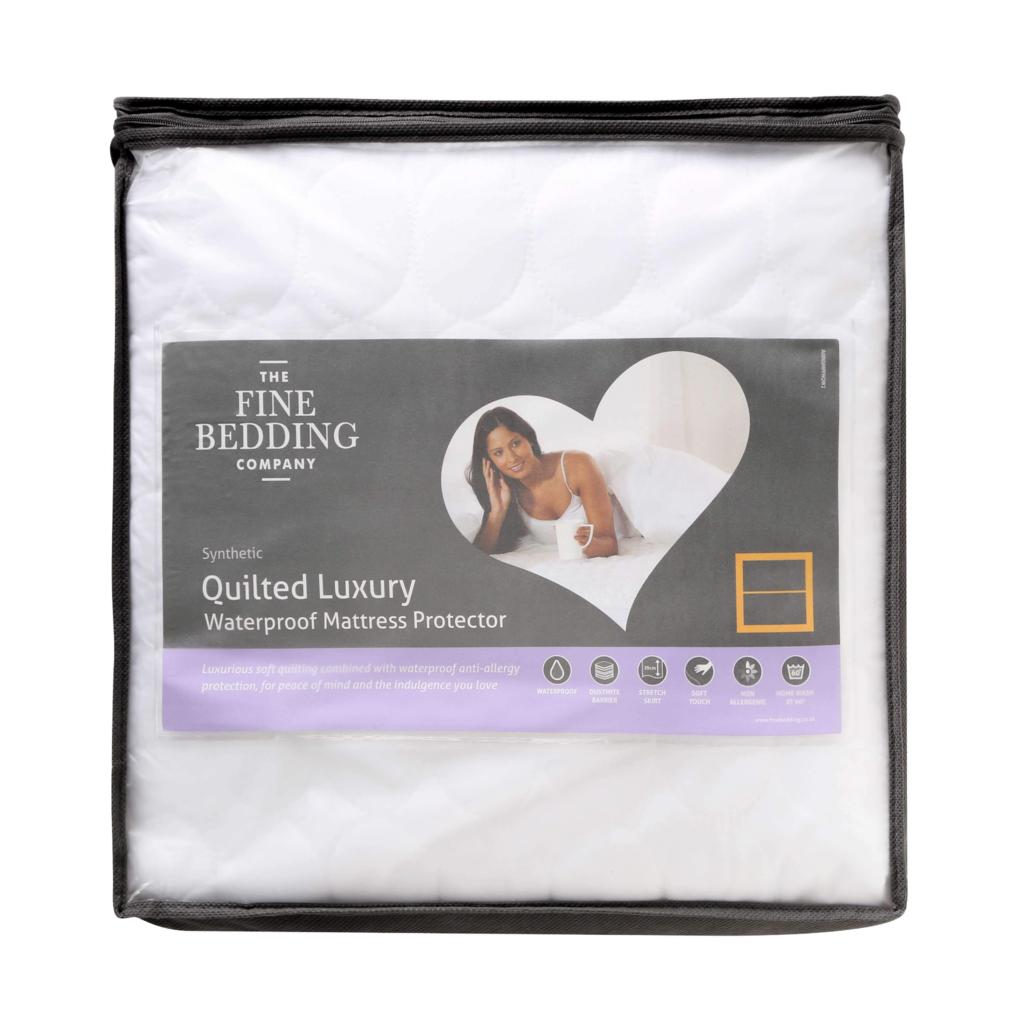 The Fine Bedding Company Quilted WaterProof Mattress Protector Superking