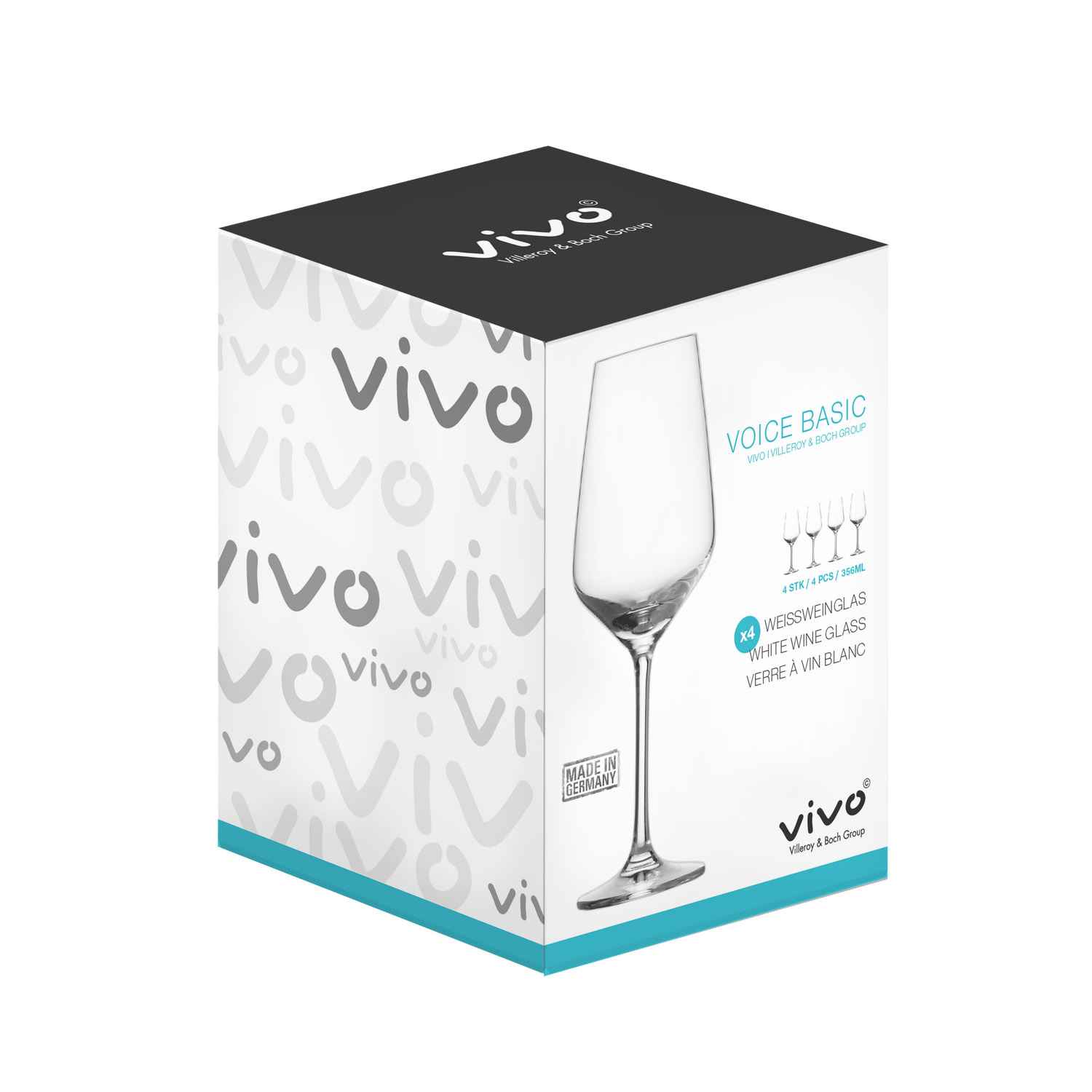 VIVO by Villeroy & Boch White Wine glass 356ml - 4 Piece Set