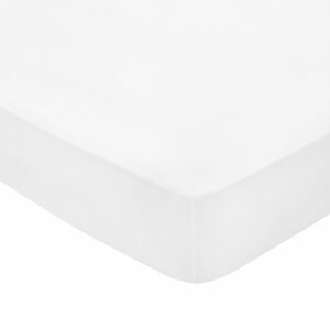 Bedeck of Belfast 300 Thread Count Egyptian Cotton Fitted Sheet White - Double
