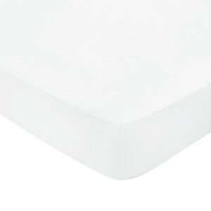 Bedeck of Belfast 1000 Thread Count Egyptian Cotton Fitted Sheet White - Double