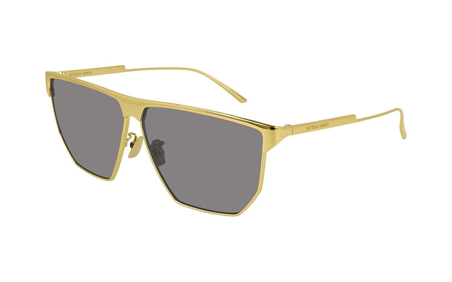 BOTTEGA VENETA Sunglasses Veneta 1069S Squared Metal in Gold