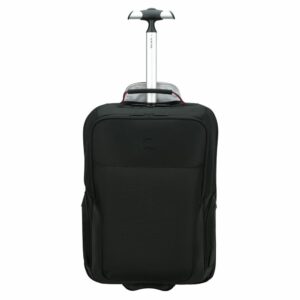 Delsey Parvis Plus 17.3" Backpack WPS Cabin Trolley - Black