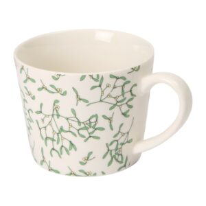 Dexam RHS Mistletoe Mug Multiple Print- Ivory