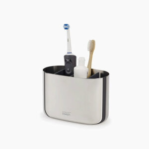 Joseph Joseph EasyStore™ Luxe Large Stainless-steel Toothbrush Caddy