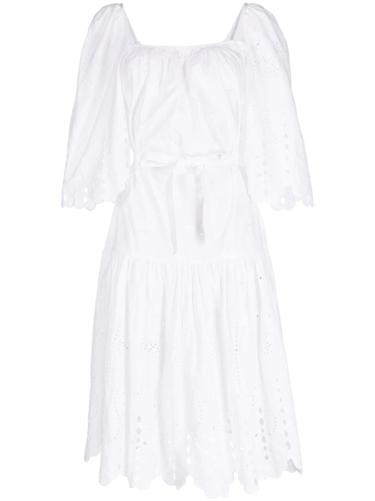 STELLA NOVA Oversized 'Mirabelle' Broderie Anglaise Midi Dress ...